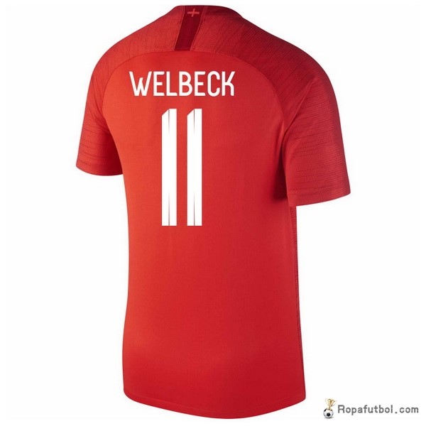 Camiseta Inglaterra Replica Segunda Ropa Welbeck 2018 Rojo